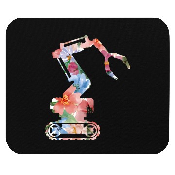 Discover Robot Robotics Engineer Flower Mouse Pads