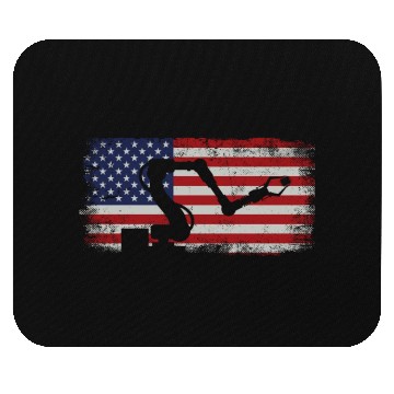 Discover Robot Robotics Engineer American Mouse Pads