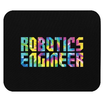 Discover Robot Robotics Engineer Tie Dye Mouse Pads