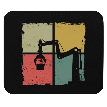 Discover Robot Robotics Engineer Retro Mouse Pads