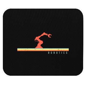 Discover Robot Robotics Engineer Retro Mouse Pads
