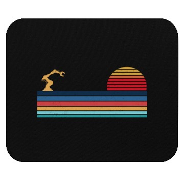 Discover Robot Robotics Engineer Retro Mouse Pads