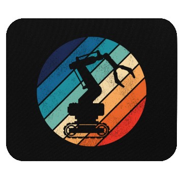 Discover Robot Robotics Engineer Retro Mouse Pads