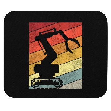 Discover Robot Robotics Engineer Retro Mouse Pads