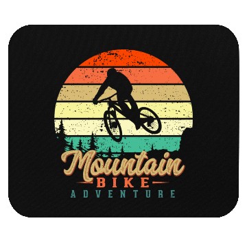 Discover Mountain Bike Adventure Mouse Pads