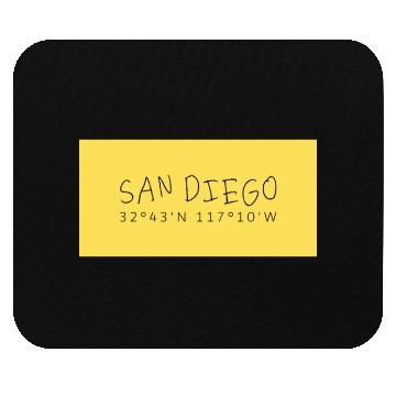 Discover San Diego Coordinate's design Mouse Pads
