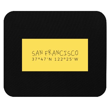Discover San Francisco Coordinate's design Mouse Pads