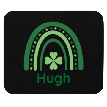 Discover Hugh Clover Charm Boho Rainbow Mouse Pads