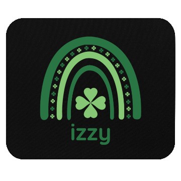 Discover izzy Clover Charm Boho Rainbow Mouse Pads