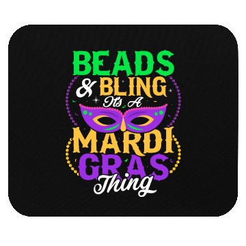 Discover Beads & Bling It's A Mardi Gras Thing Mask Parade Mouse Pads