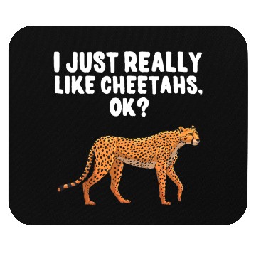 Discover Funny Cheetah Design For Boys Girls Leopard Wildli Mouse Pads