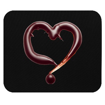 Discover Chocolate heart Mouse Pads