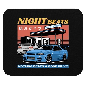 Discover Night Beats Mouse Pads