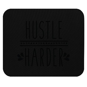 Discover Hustle Harder Gym Fitness Workout Mouse Pads
