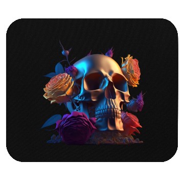 Discover Horror Skull Colored Mouse Pads