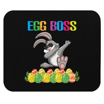 Discover Dabbing Egg Boss Easter Bunny Mouse Pads