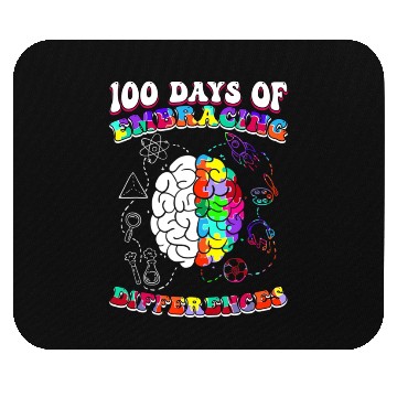 Discover Embrace Differences 100 Days Of School IEP Mouse Pads