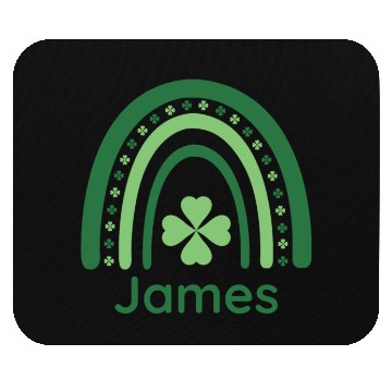 Discover James Clover Charm Boho Rainbow Mouse Pads