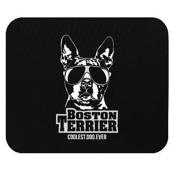 Discover Boston Terrier coolest dog ever dog mom Mouse Pads