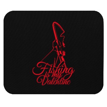 Discover fish valentines Mouse Pads