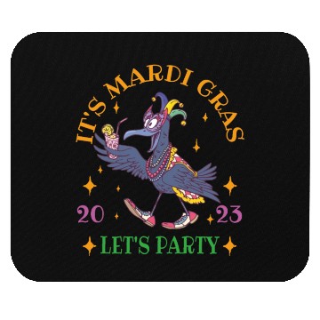 Discover It's Mardi Gras 2023 Lets Party Mouse Pads