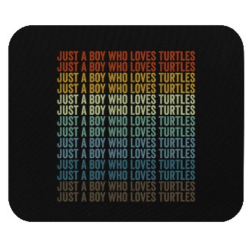 Discover Just A Boy Who Loves Turtles Sea Turtle Lover Mouse Pads