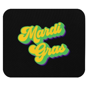 Discover Vintage Mardi Gras Retro Fat Tuesday Mardi Gras Mouse Pads