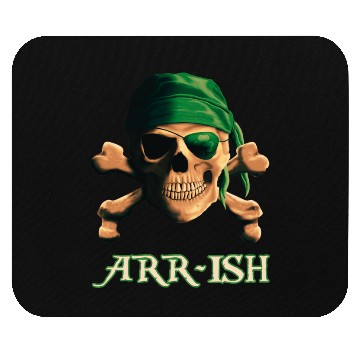 Discover ARRish Funny Irish Pirate Saint Patricks Day Mouse Pads