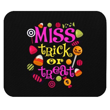 Discover Miss Trick Or Treat Halloween design Mouse Pads
