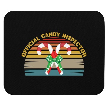 Discover Official Candy Inspector Halloween Candy Corn Mouse Pads