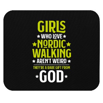 Discover Nordic Walking Nordic Walker Mouse Pads