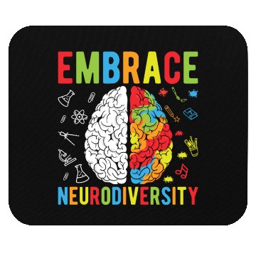 Discover Embrace Neurodiversity For Neurodiversity Awarenes Mouse Pads