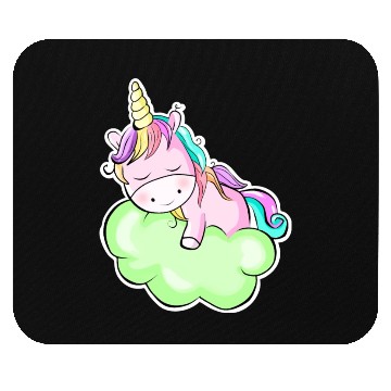 Discover sleepy pony. Mouse Pads