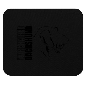 Discover Funny Wire Haired Dachshund Profile dog mom Mouse Pads