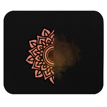 Discover Yoga Lover: Mandela Lotus Mouse Pads