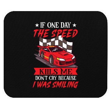 Discover Race Car Dirt Track Racing Funny Racer Race Car Mouse Pads
