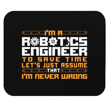 Discover Robot Robotics Engineer Vintage Mouse Pads