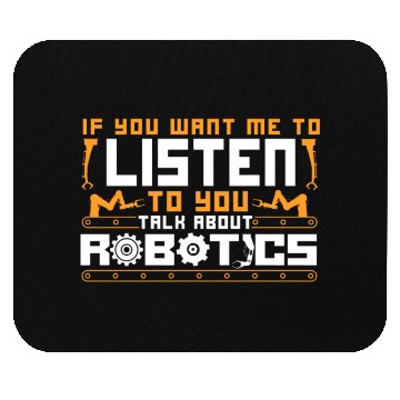 Discover Robot Robotics Engineer Vintage If Mouse Pads