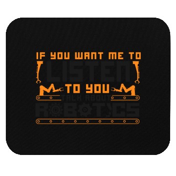 Discover Robot Robotics Engineer Vintage If Mouse Pads