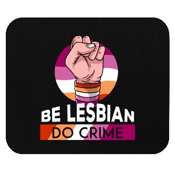 Discover Lesbian LGBT Pride Lesbian Rainbow Flag Mouse Pads