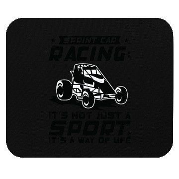 Discover Sprint Car Dirt Track Racing Mouse Pads