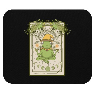 Discover Dark Cottagecore Wizard Frog Goblincore Aesthetic Mouse Pads