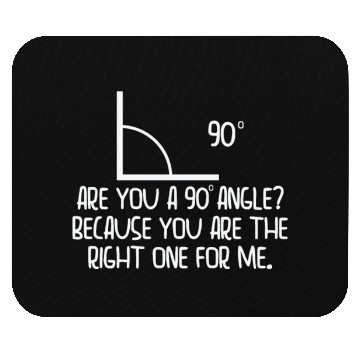 Discover Mathematics Right Angle Cheesy Pun Math Geek Mouse Pads