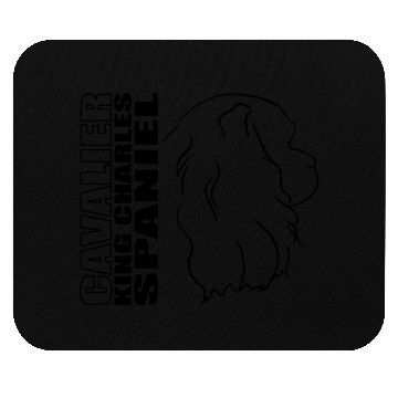 Discover Cavalier King Charles Spaniel Profile dog mom Mouse Pads