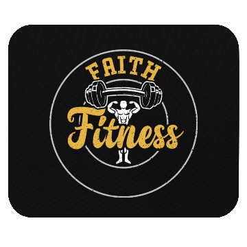 Discover Faith Fitness - Gym Mouse Pads