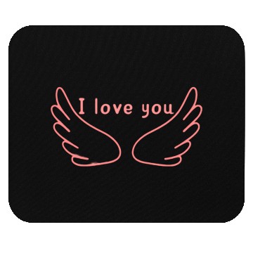 Discover i love you Mouse Pads
