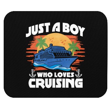 Discover Just A Boy Who Loves Cruising Mouse Pads