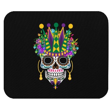 Discover Dia De Los Muertos Mardi Gras Costume Flower Sugar Mouse Pads
