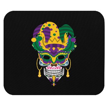 Discover Mardi Gras Mask El Dia De Los Muertos Flower Sugar Mouse Pads