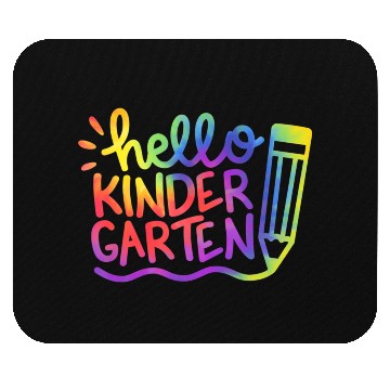 Discover Hello Kindergarten Teacher Tie Dye Welcome Back To Mouse Pads